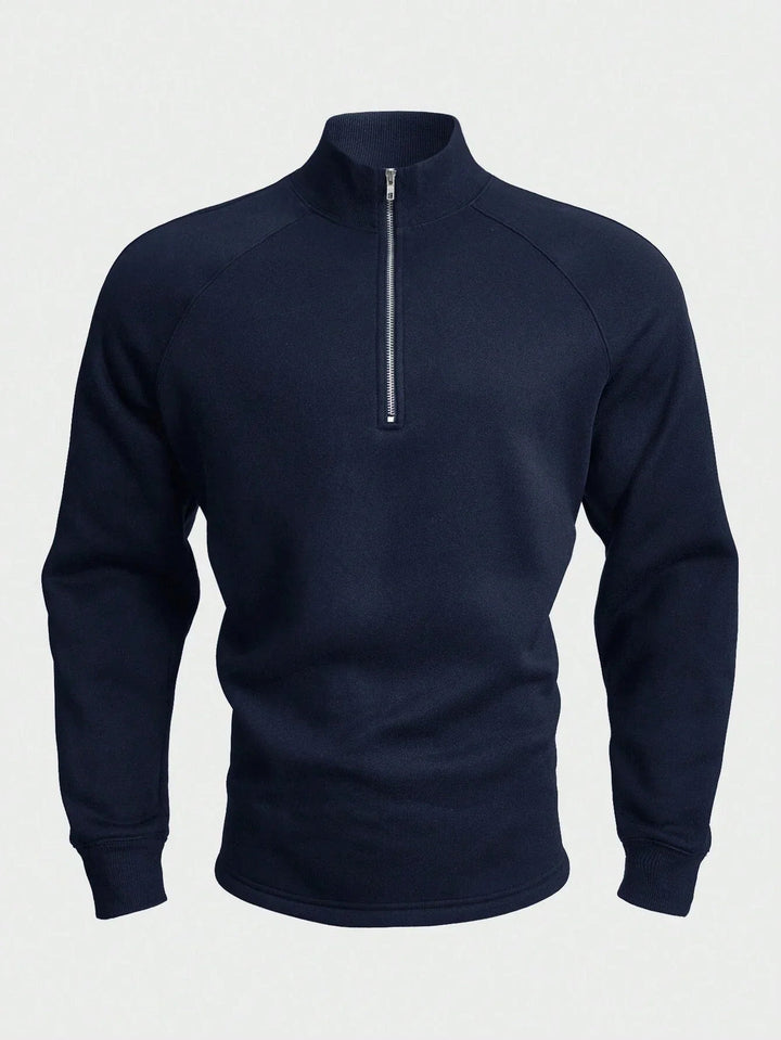 Kaucher - Classic Quarter Zip Pullover Sweatshirt