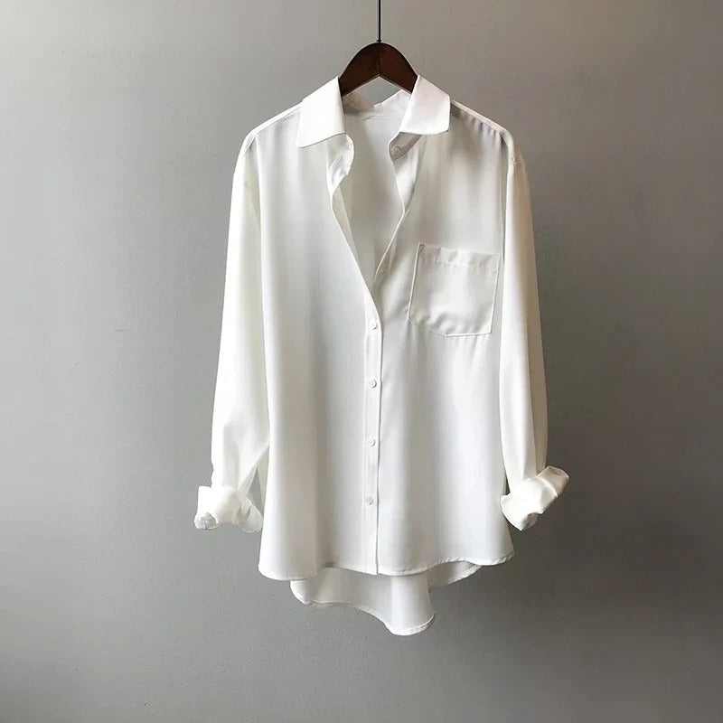 Nathan - Front Pocket Long Sleeve Shirt