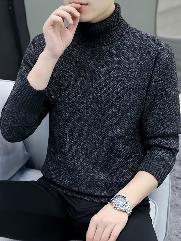 Avelyica - Elegant Turtleneck Knitted Sweater