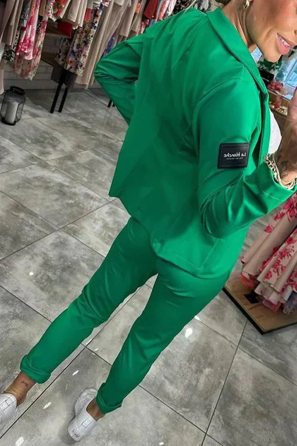 Jocelyne - Elegant Blazer And Trousers Set