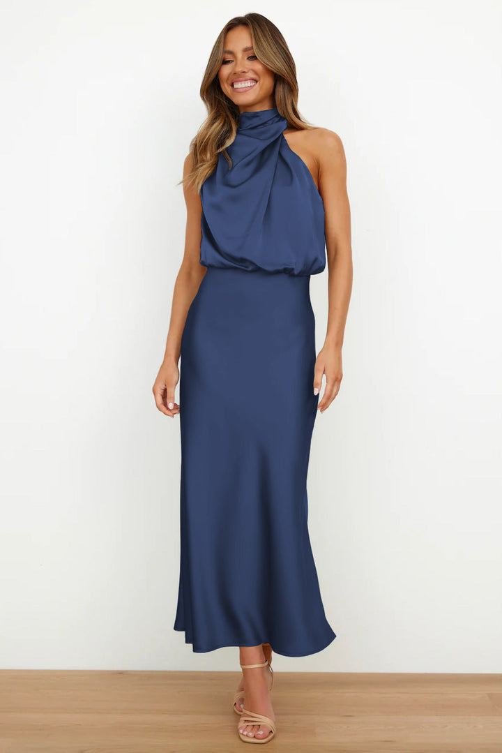 Lydia - Long Dress With Halter Neck