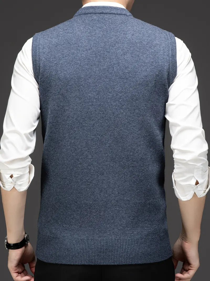 Yannick - Slim Fit Sleeveless Sweater