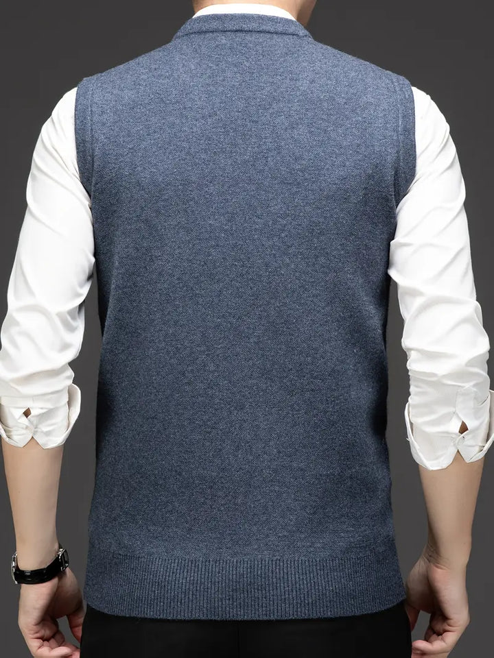 Yannick - Slim Fit Sleeveless Sweater