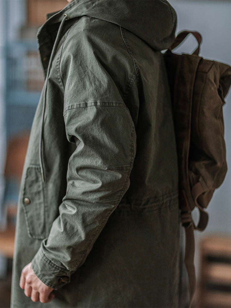 Engelbert - Fishtail Hooded Parka Windproof Jacket