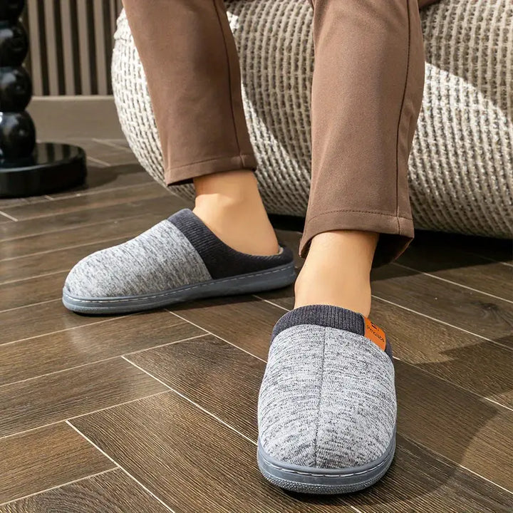 Lycett - Fleece Lined Non Slip Slippers