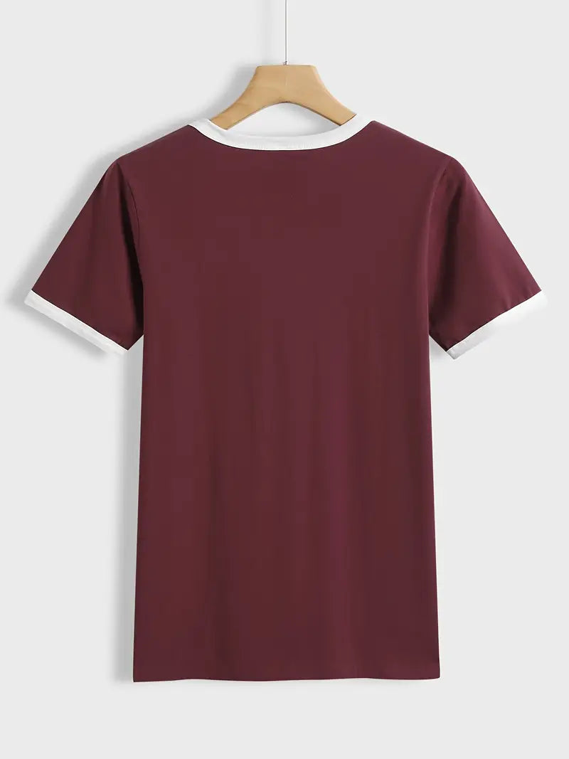 Kisara - Casual Short Sleeve T-Shirt