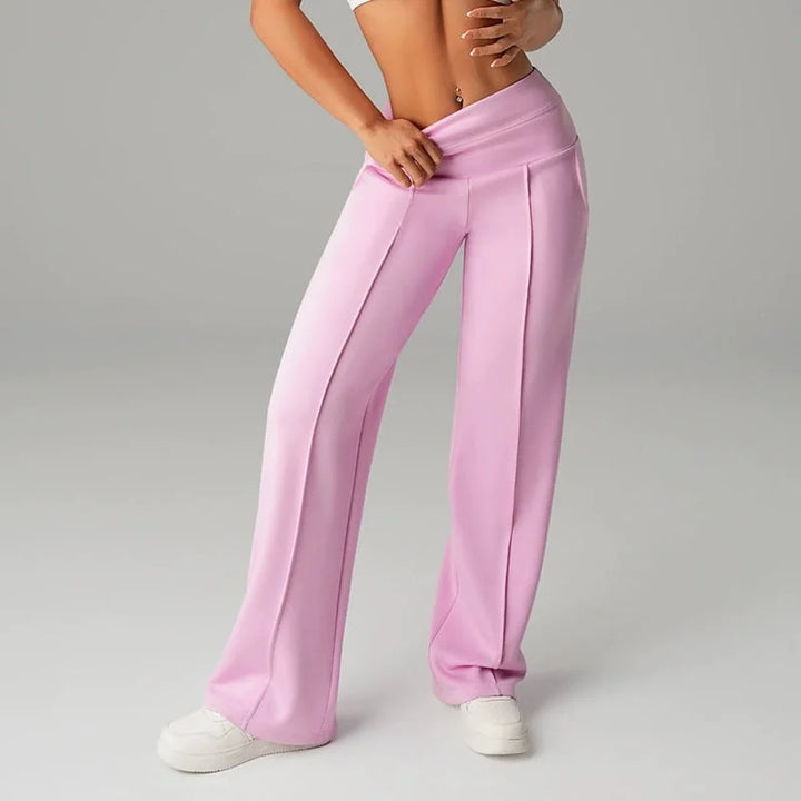 Xima - Straight Loose Leg Trousers