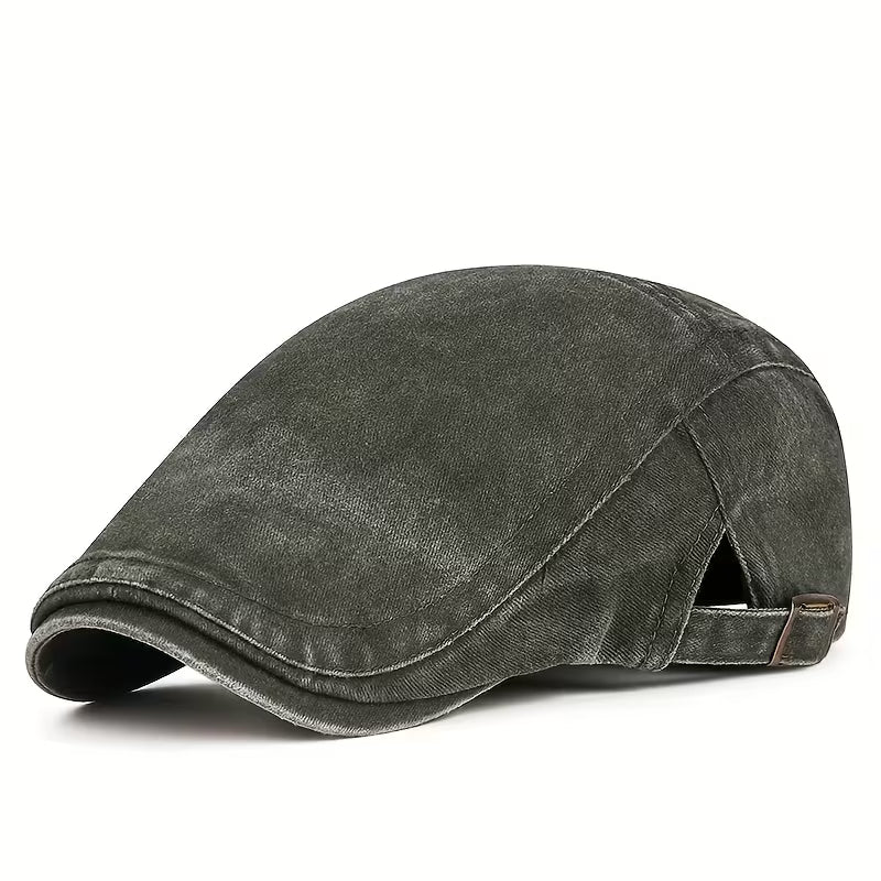 ComfyLuxe - Denim Cap With Adjuastable Buckle