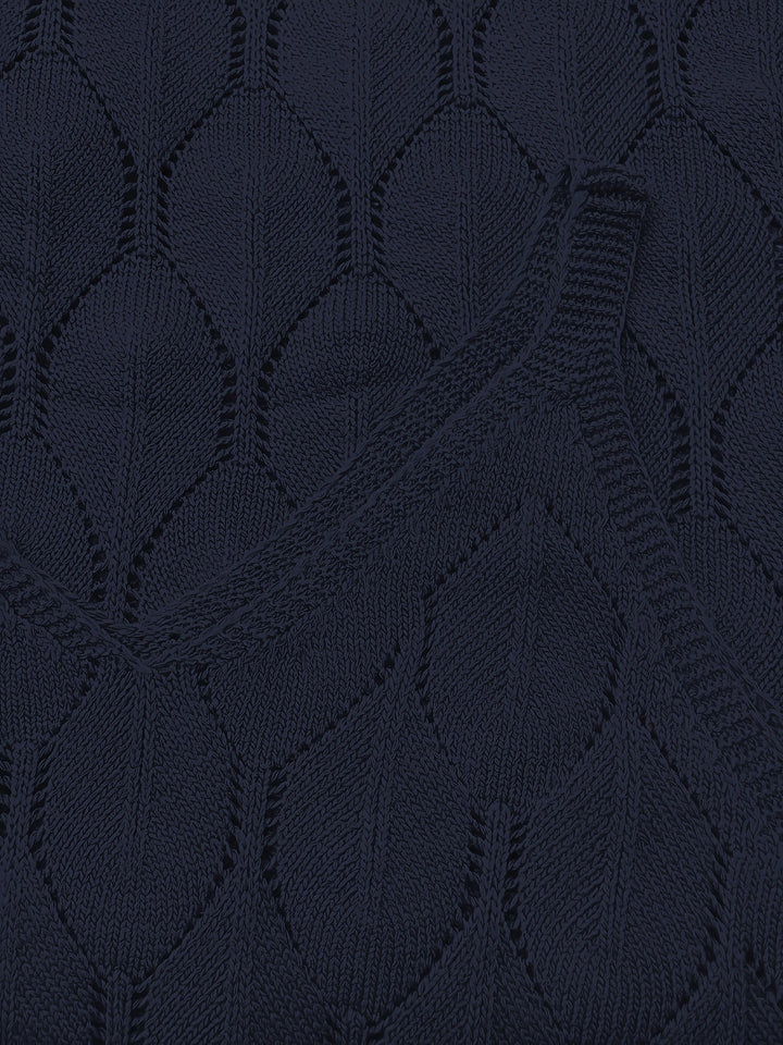 Luciana - Sleeveless Long Knitted Dress With A Coat Style