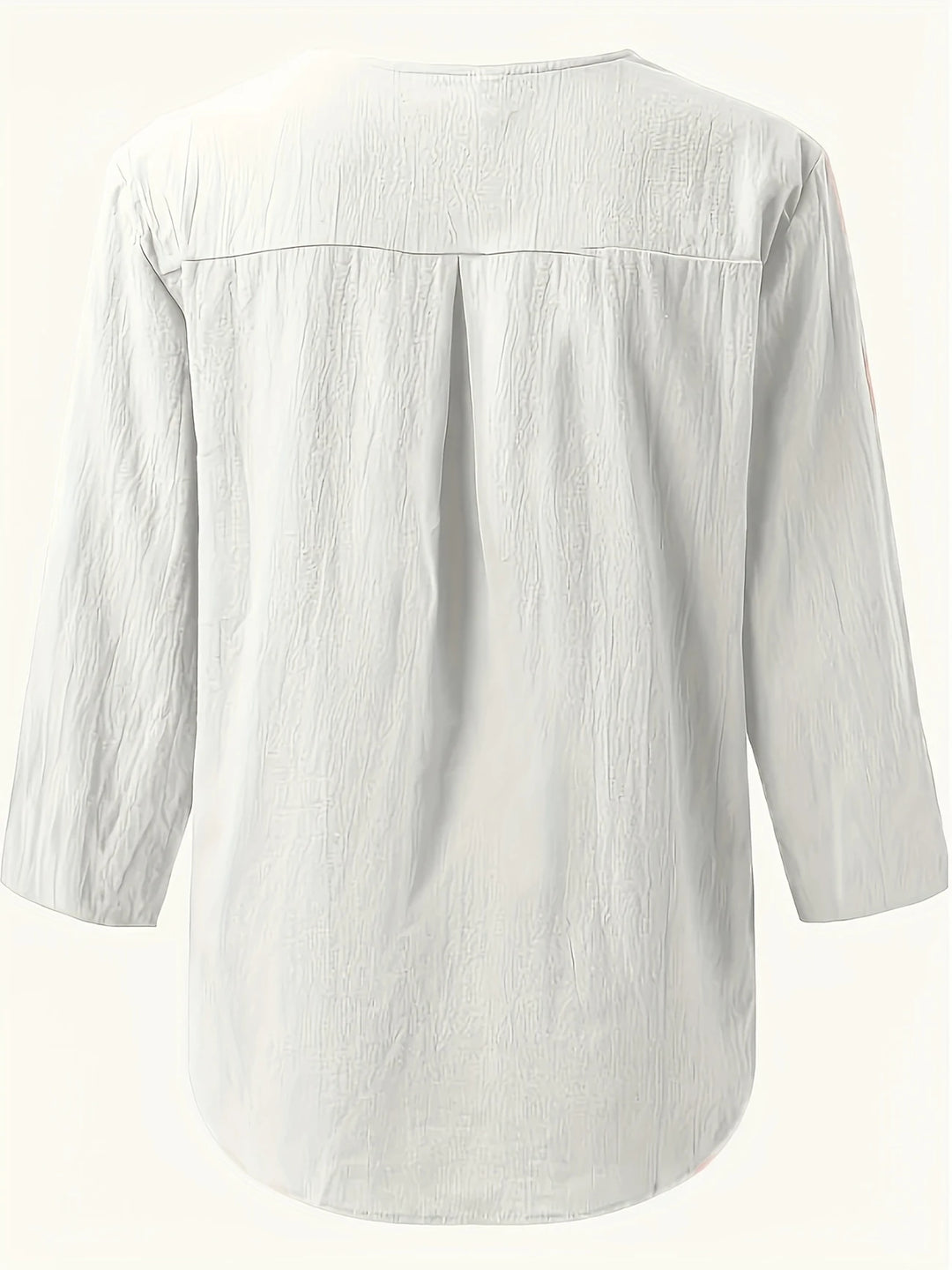 Mykaela - Casual Cotton And Linen Blouse