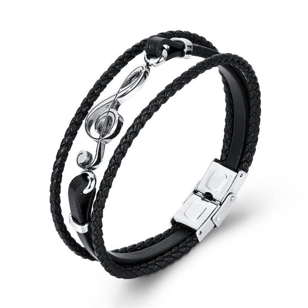 Nebil - High-quality Leather Handmade Unique Bracelet