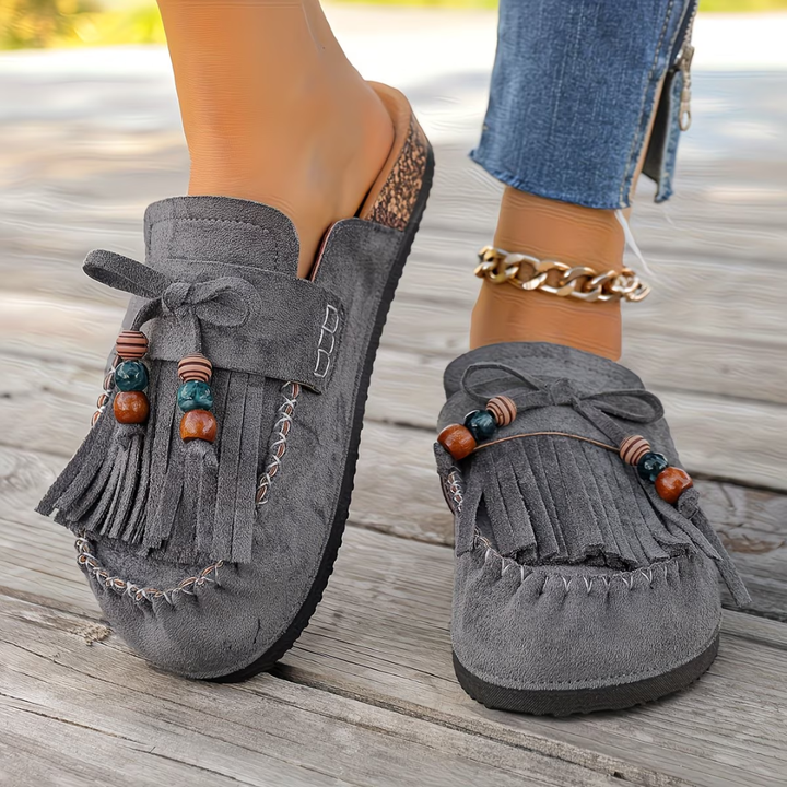 Mehra - Bohemian Suede Moccassins