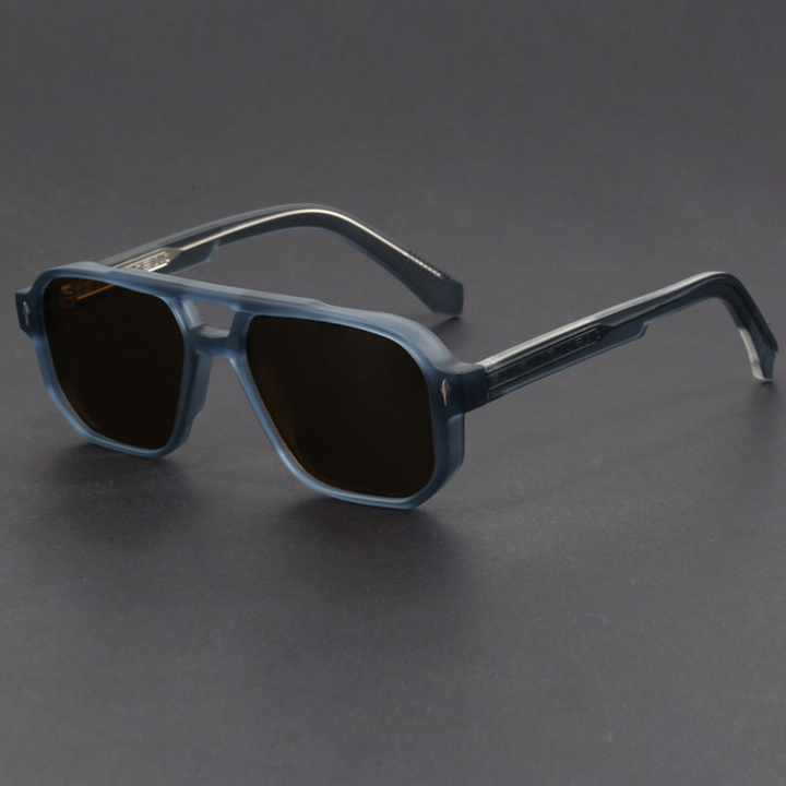 Kieran - Dual-Tone Square Frame Sunglasses