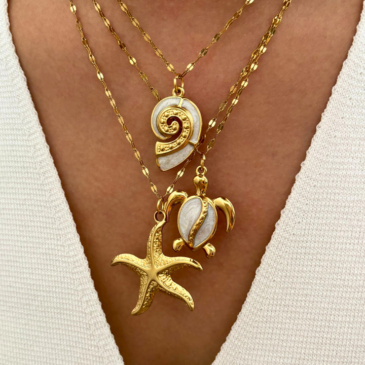 Eylin - Golden Tide Pendant Set