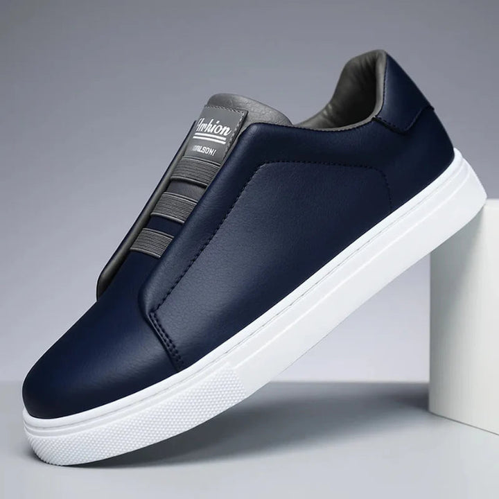 Dowd - Leather Sneakers With Grip Sole
