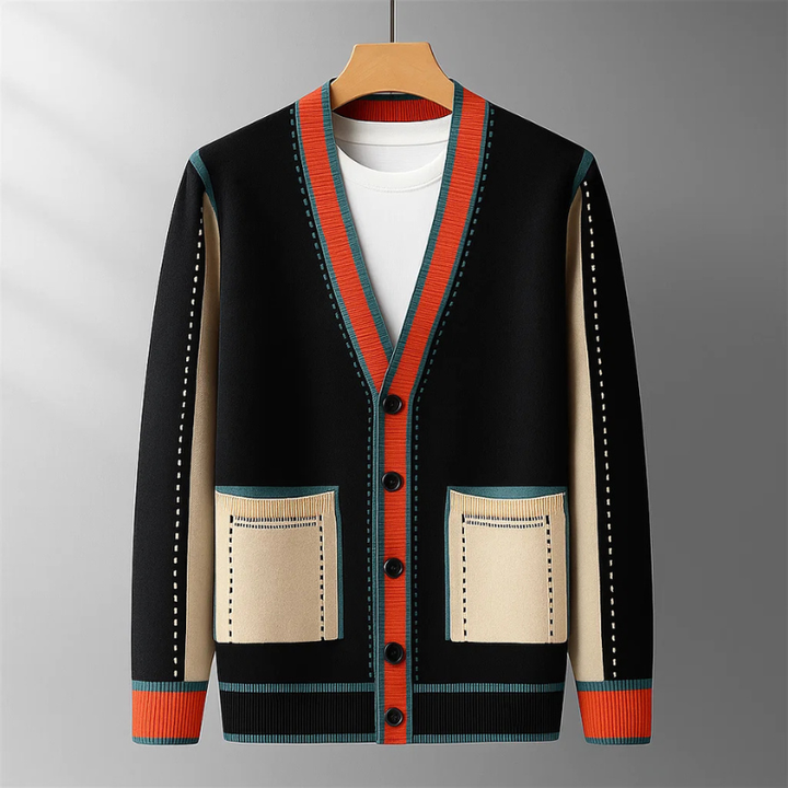 Lajos - Knitted Wool Cardigan With Pockets