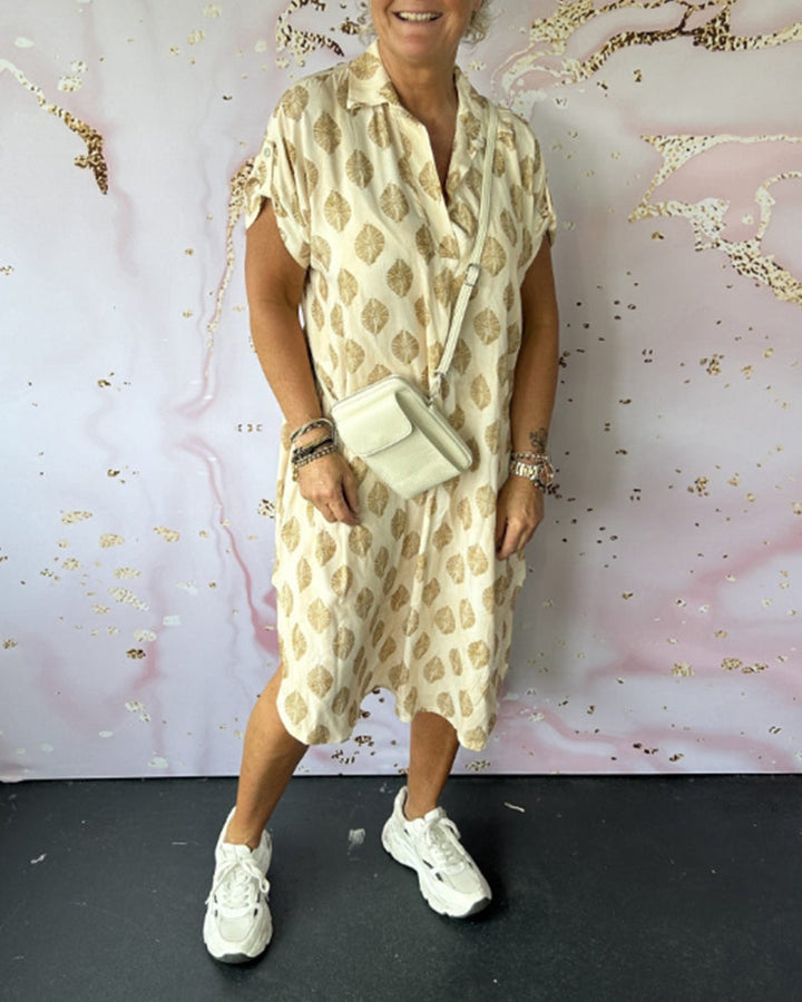 Dini - Stylish Dress With V Neck