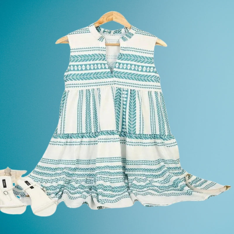 Lylah - Elegant Summer Dress With Printed