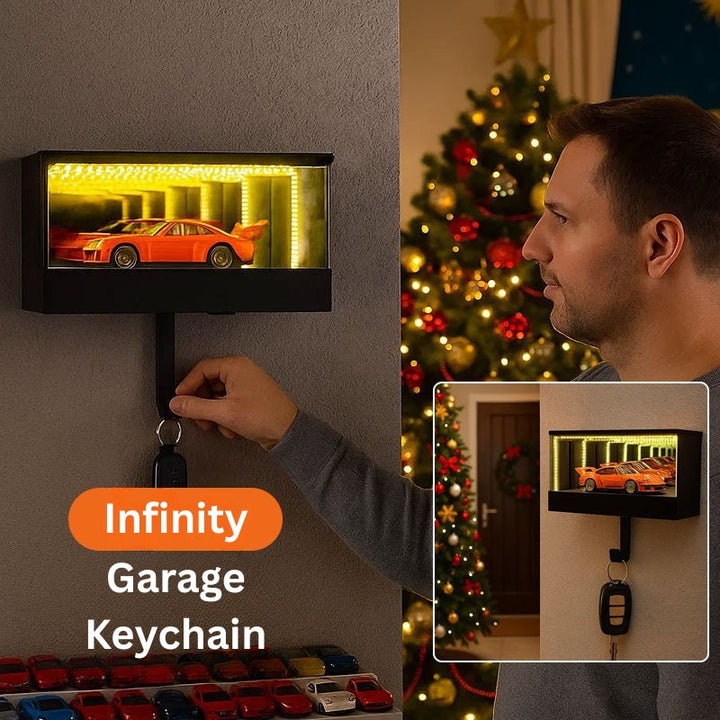 NeonMirror - Infinity Garage Keychain