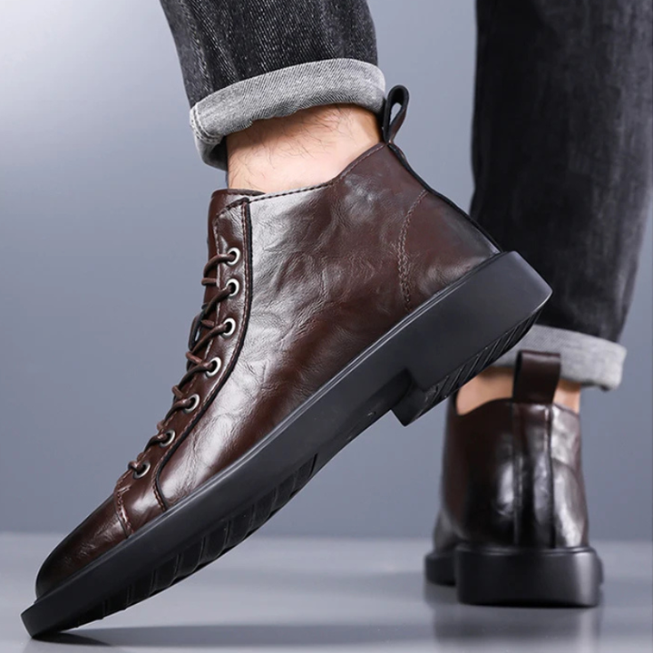 Ailton - Leather Lace Boots