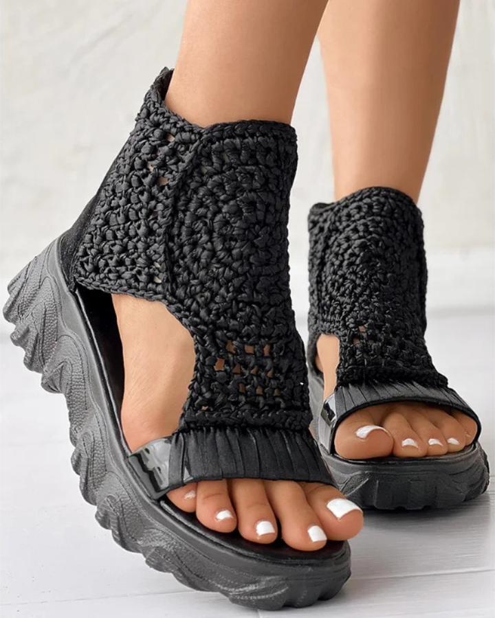 Dhita - Boho Knit Sandals