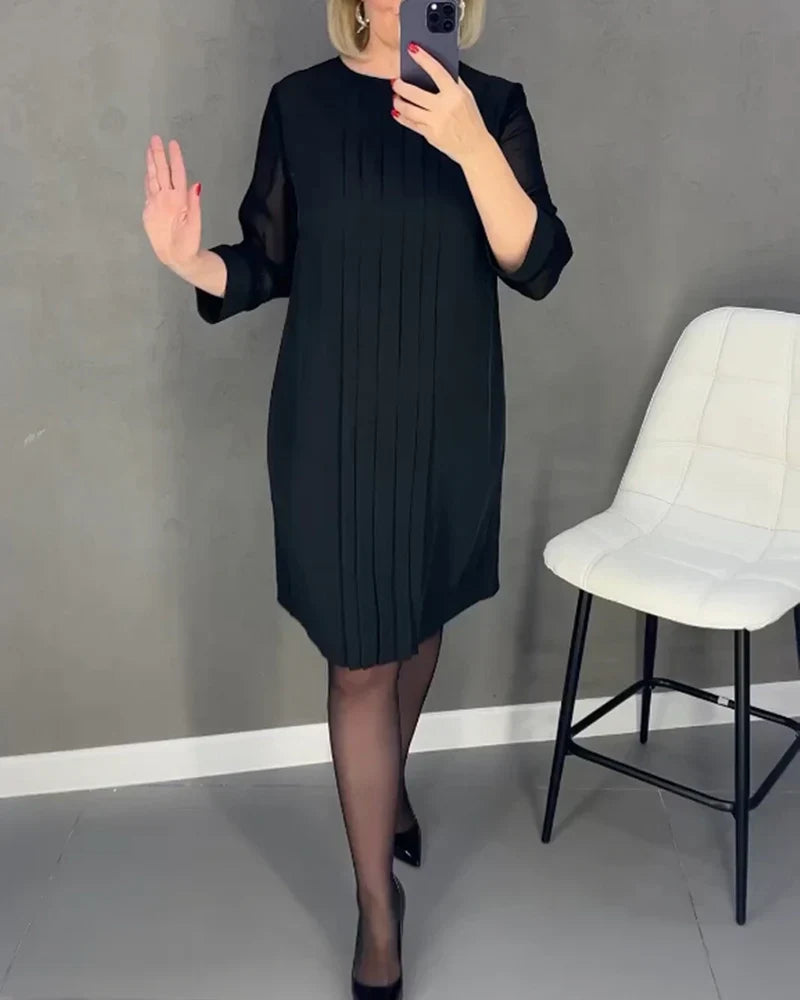 Teona - Elegant Pleated Dress