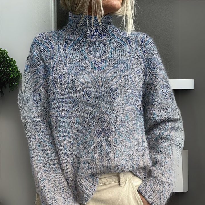 Rasha - Colorful Printed Sweater