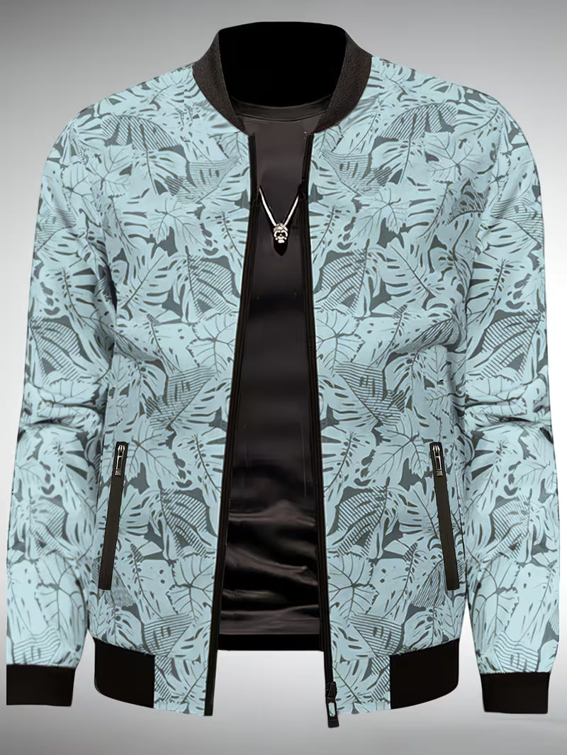 Nialelel - Casual Long Sleeve Sports Jacket With Zipper