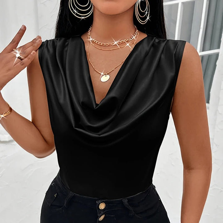 Naiyan - Casual Sleeveless Satin Top