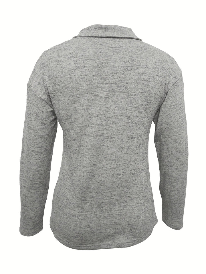 Cleo - Long Sleeve Shirt With Zipper