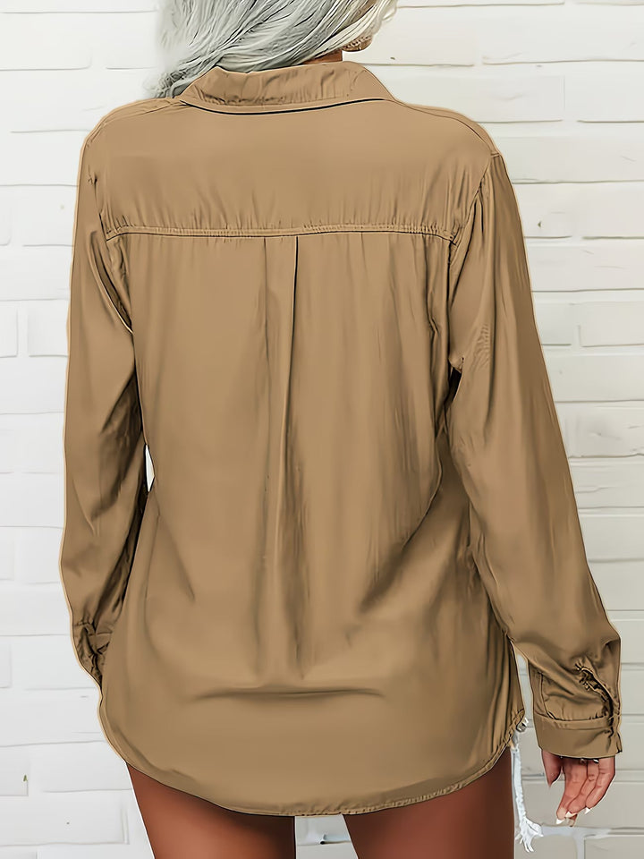 Tierna - Long Sleeve Button-Up Shirt