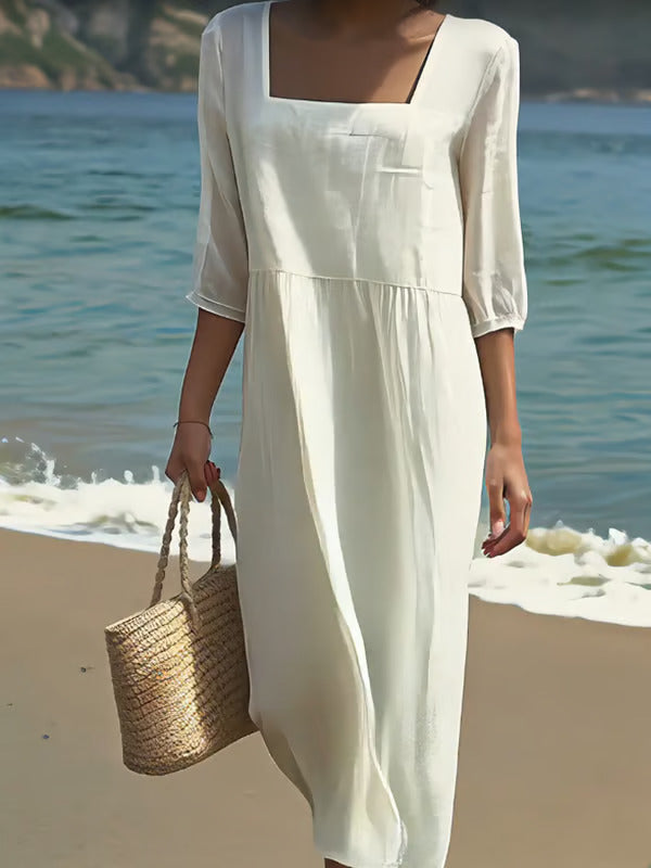 Odonnell - Casual Linen Dress