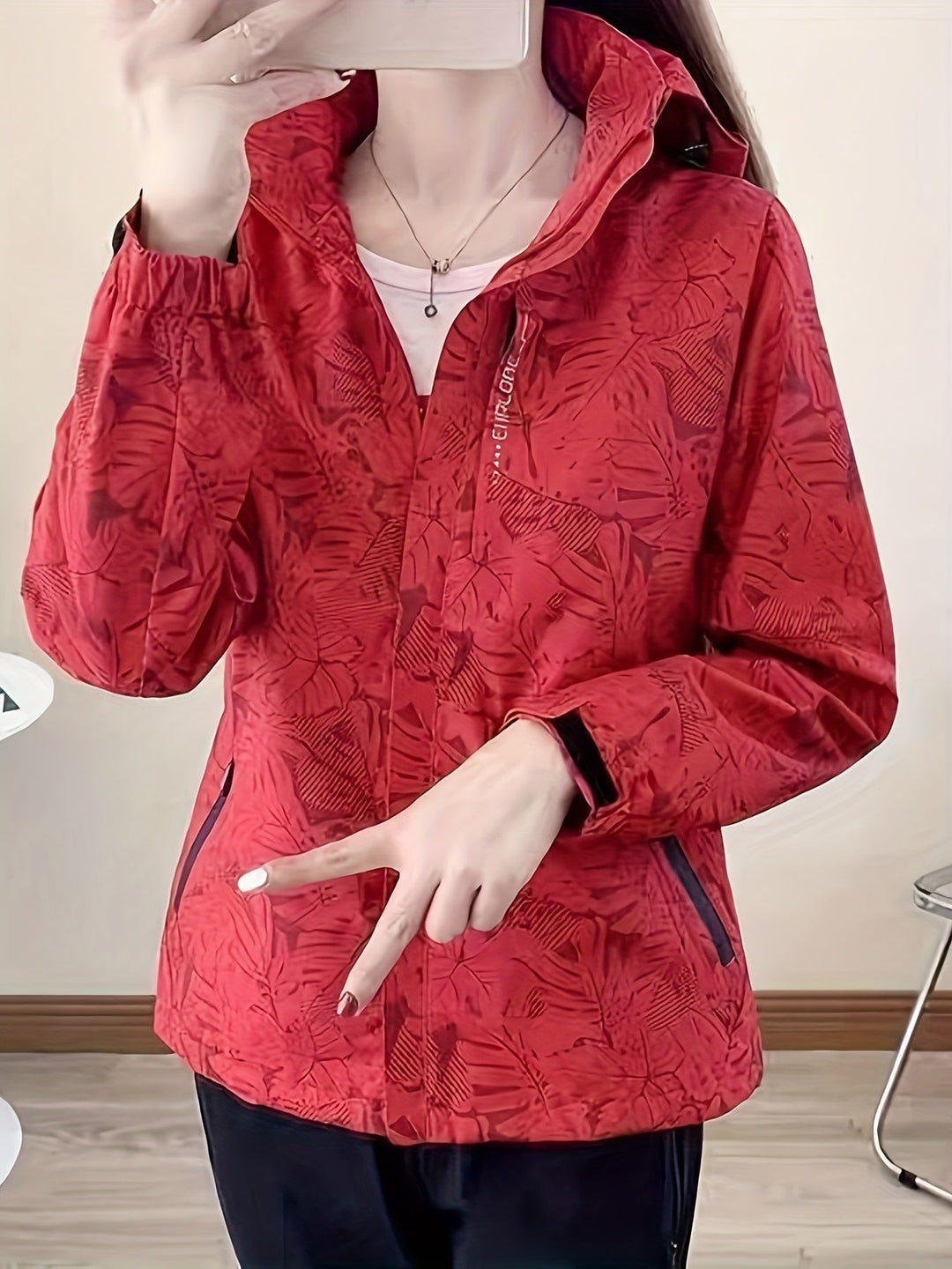 Joana - Windproof Printed Jacket