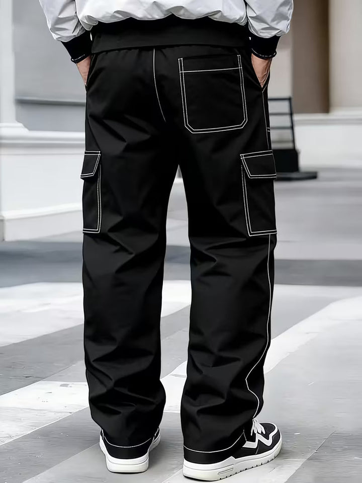 Demetri - Cargo Pants With Contrast Stitching