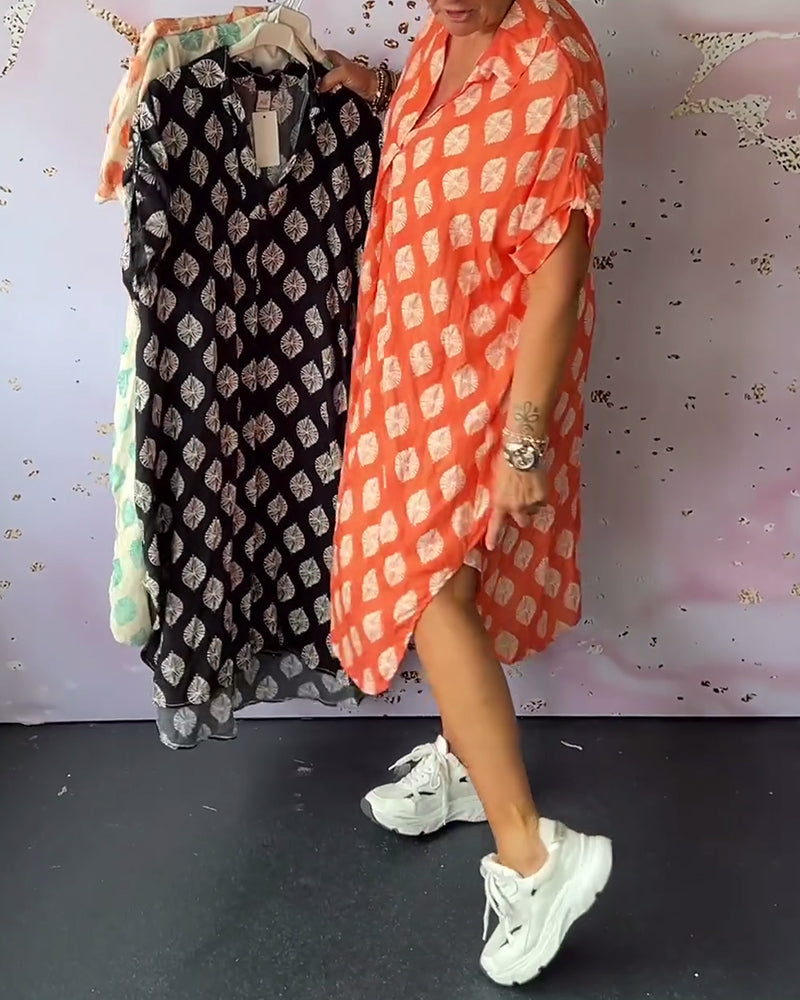 Dini - Stylish Dress With V Neck