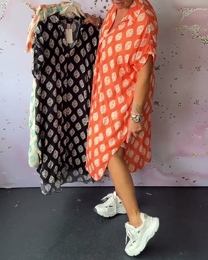 Dini - Stylish Dress With V Neck
