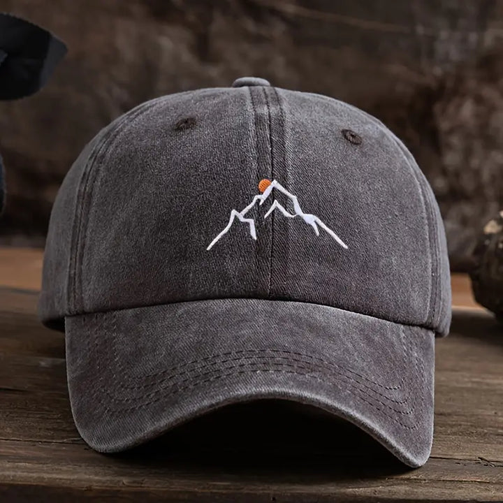 Ermil - Embroidered Mountain Peak Baseball Cap
