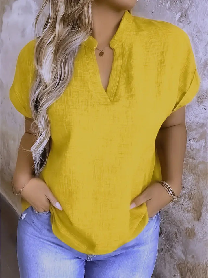 Rosabelle - Casual V Neck Blouse
