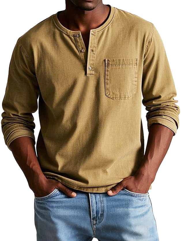 Neil - Vintage Long Sleeve Shirt