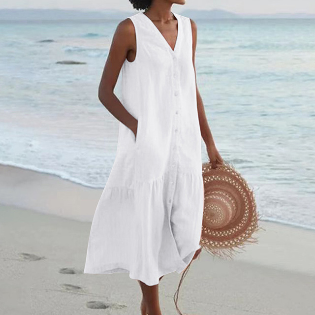 Maira - Summer V Neck Dress