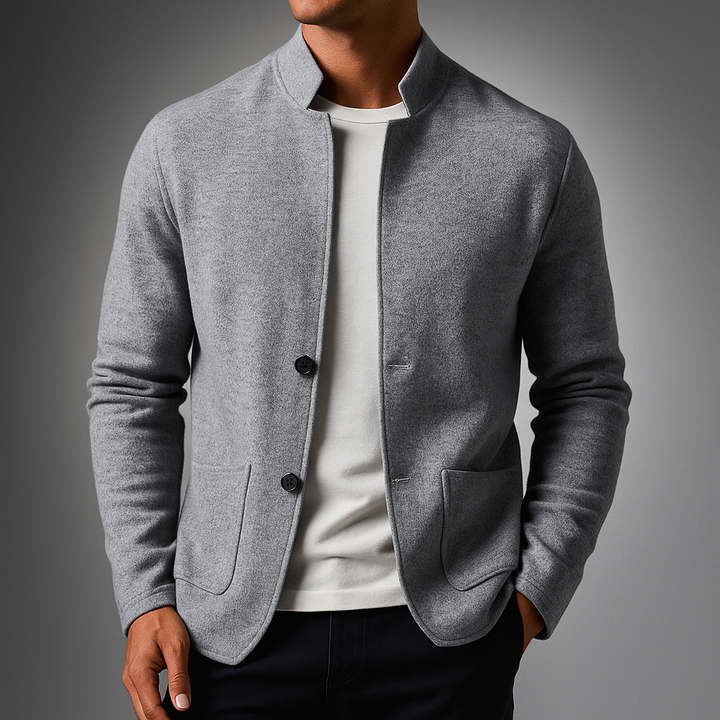 Nandor - Knitted Cardigan With Front Pocket