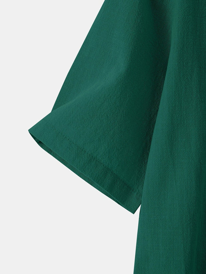 Nerida - Fashionable V-neck And Short Sleeve Blouse