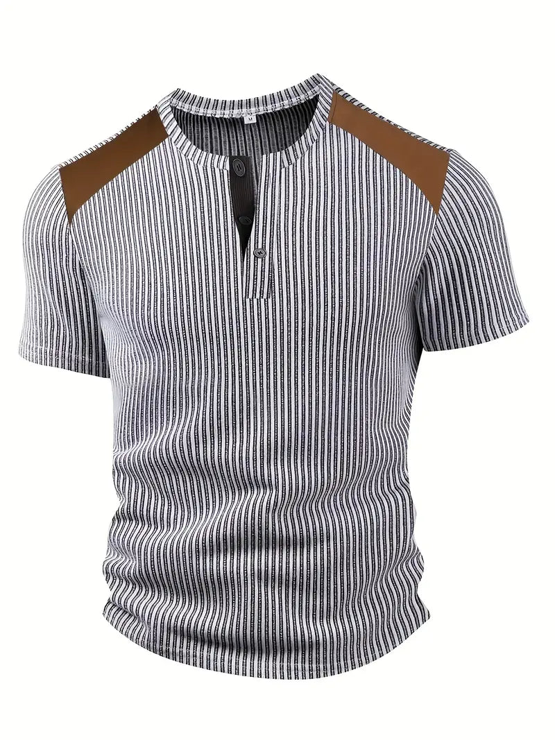 Cihan - Casual Striped Knitted Shirt