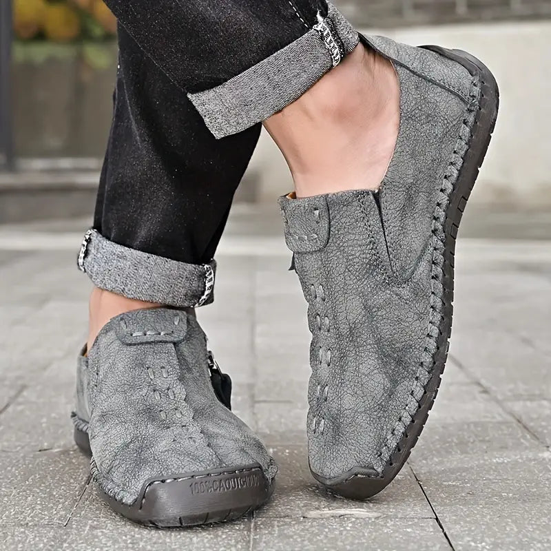 Joesph - Leather Shoes With Side Zipper