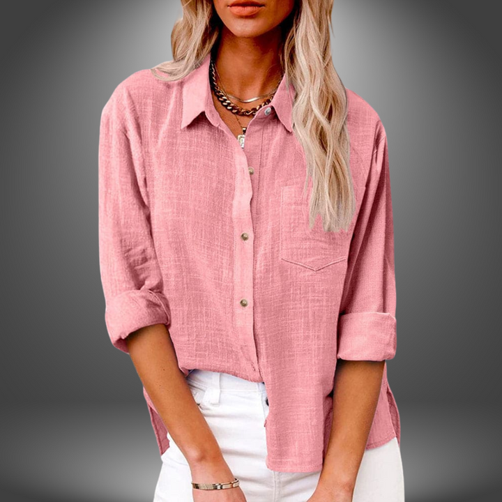 Evelia - Premium Linen Blouse