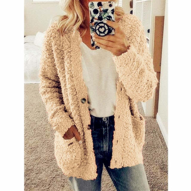 Lauretta - Long Sleeve Cardigan With Pockets