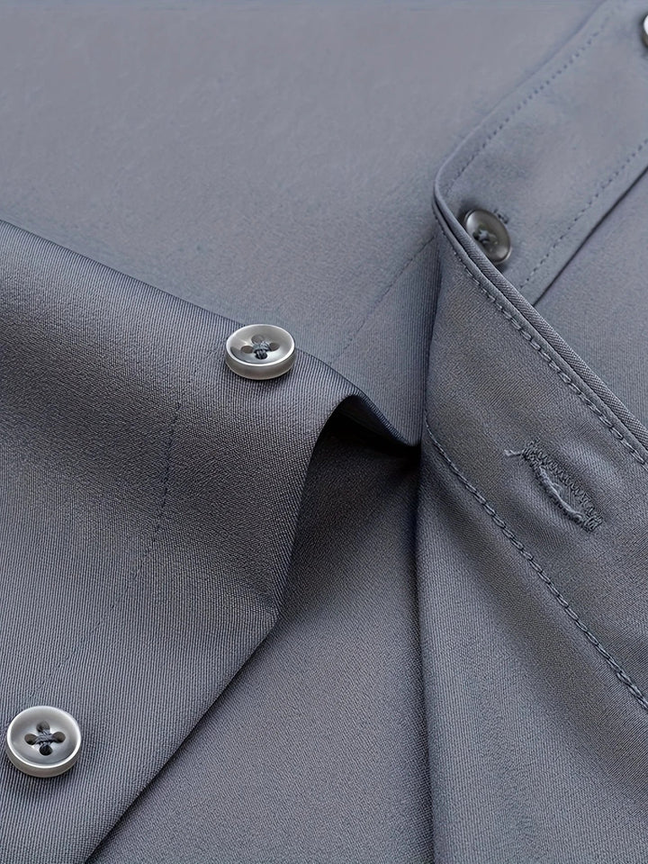 Ezra - Elegant Slim Fit Shirt With Button