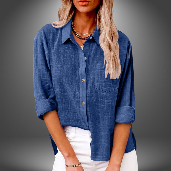 Evelia - Premium Linen Blouse