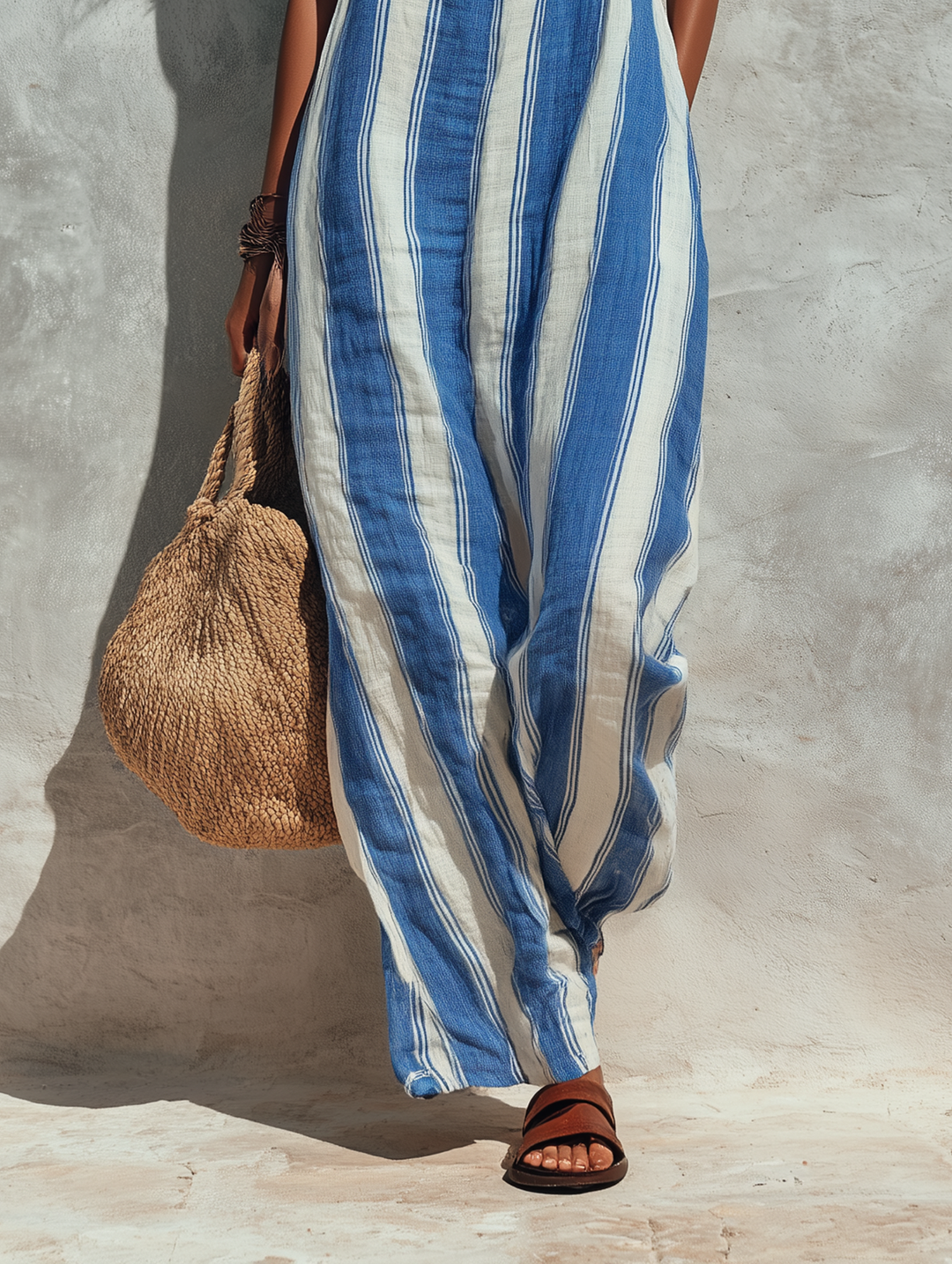 Lyliana - Elegant Striped Jumpsuit