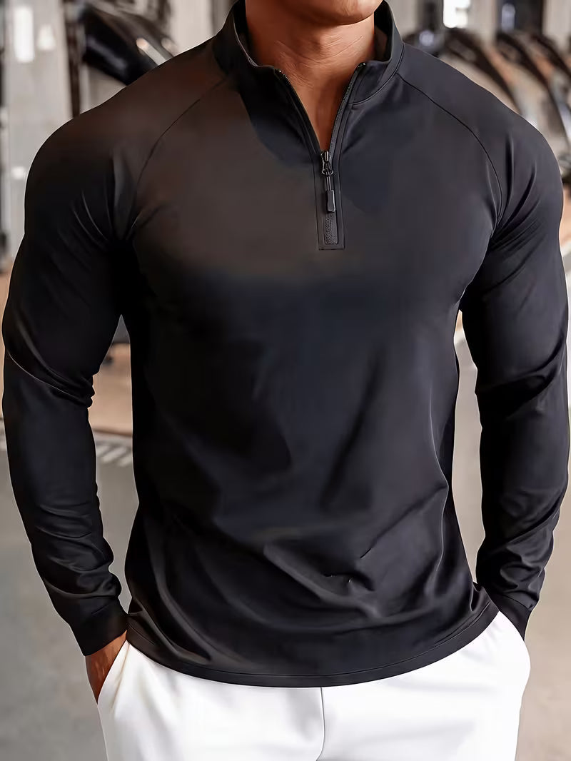 Zerdan - Half Zip Long Sleeve Sweatshirt
